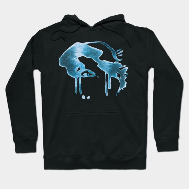 The Fenris Wolf - Abstract Painting Hoodie by Nikokosmos